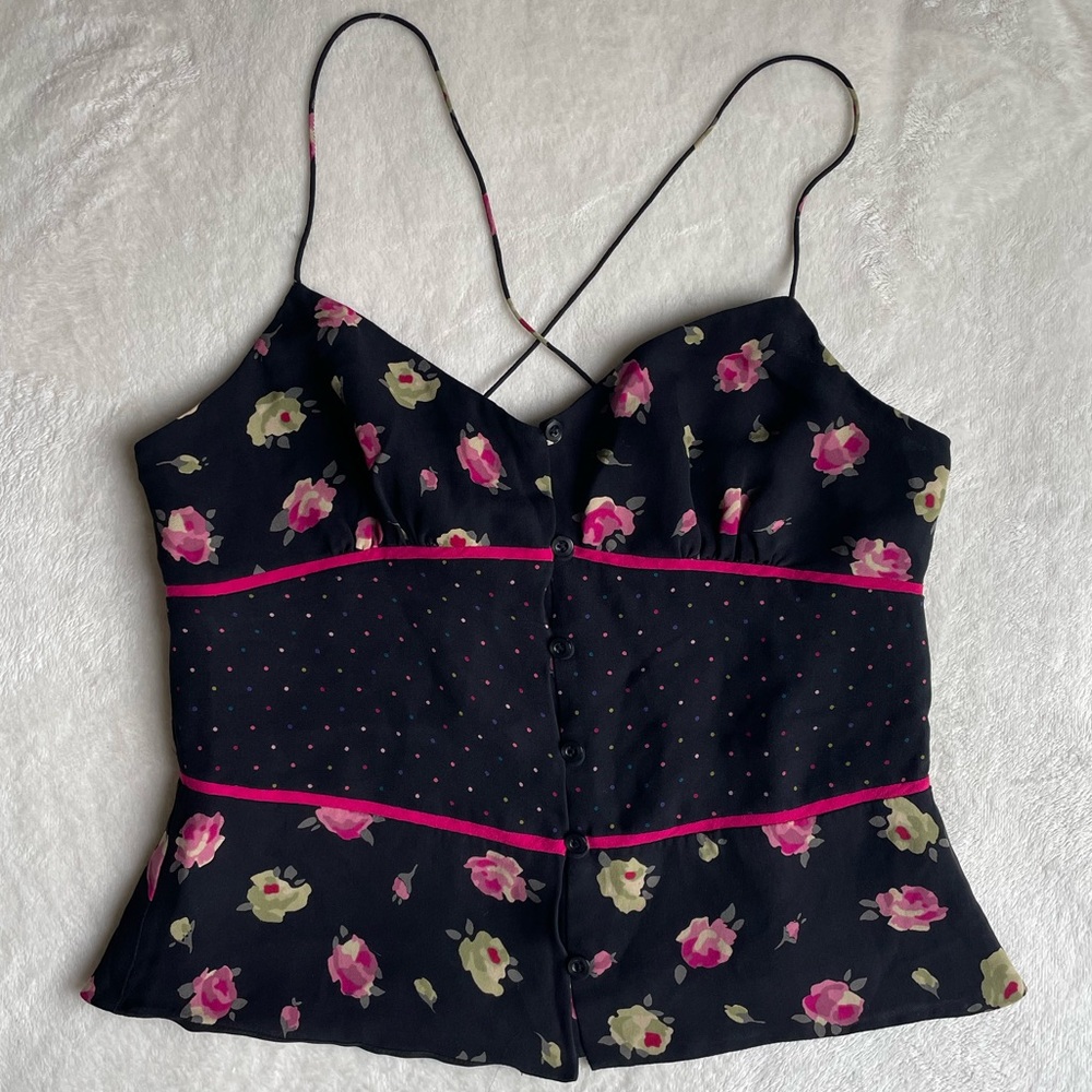 Vintage Express Silk Spagetti Top